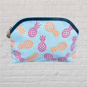 Escada Miami Blossom Blue Pineapple Travel Cosmetic Case Bag Pouch Charm